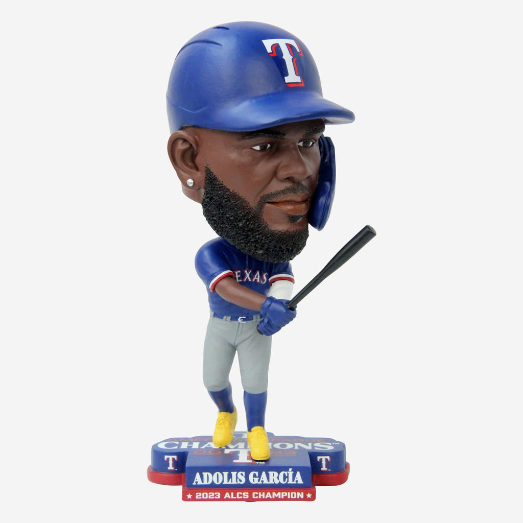 Adolis Garcia Texas Rangers 2023 American League Champions Gamebreaker Bighead Bobblehead FOCO - FOCO.com