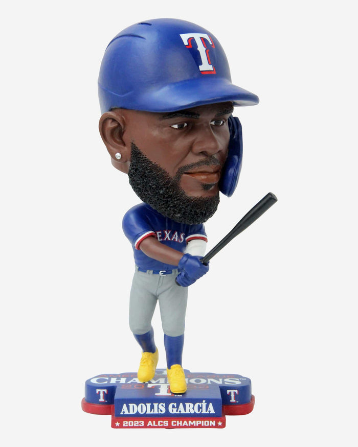 Adolis Garcia Texas Rangers 2023 American League Champions Gamebreaker Bighead Bobblehead FOCO - FOCO.com