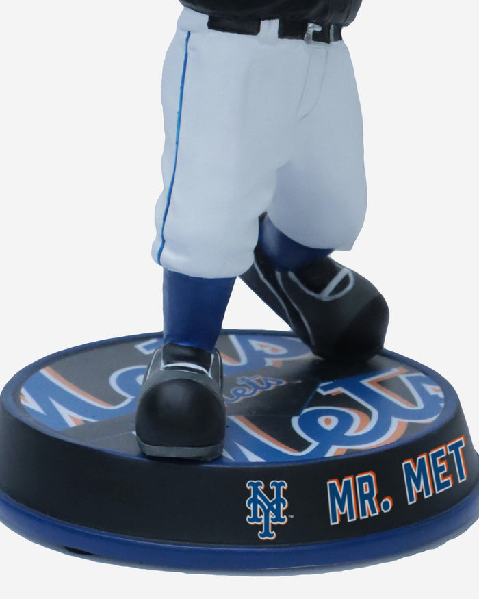 Mr Met New York Mets Black Jersey Field Stripe Mascot Bighead Bobblehead FOCO - FOCO.com