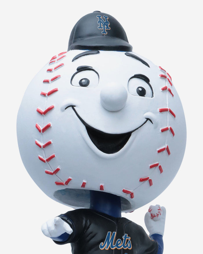 Mr Met New York Mets Black Jersey Field Stripe Mascot Bighead Bobblehead FOCO - FOCO.com
