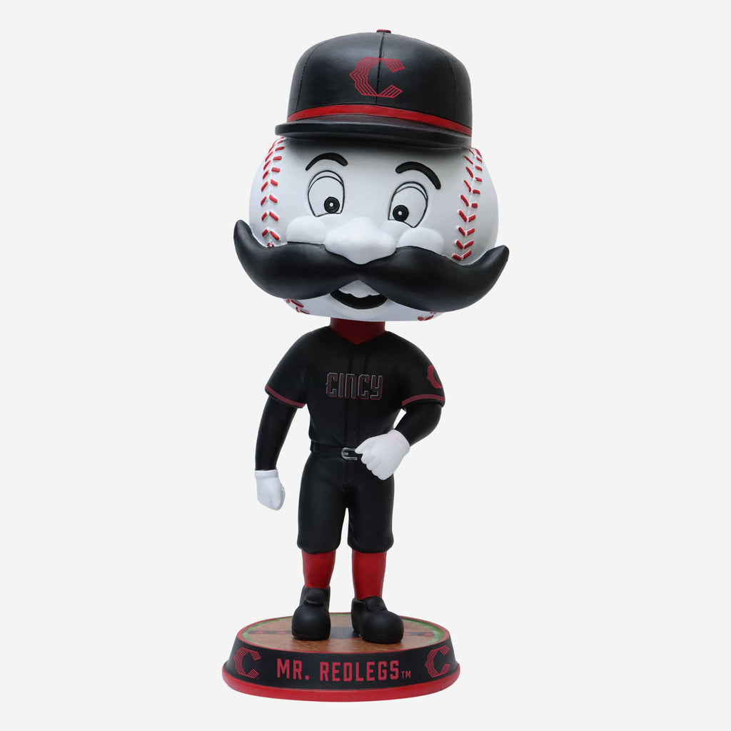 Mr Redlegs Cincinnati Reds 2023 City Connect Field Stripe Mascot Bighead Bobblehead FOCO - FOCO.com