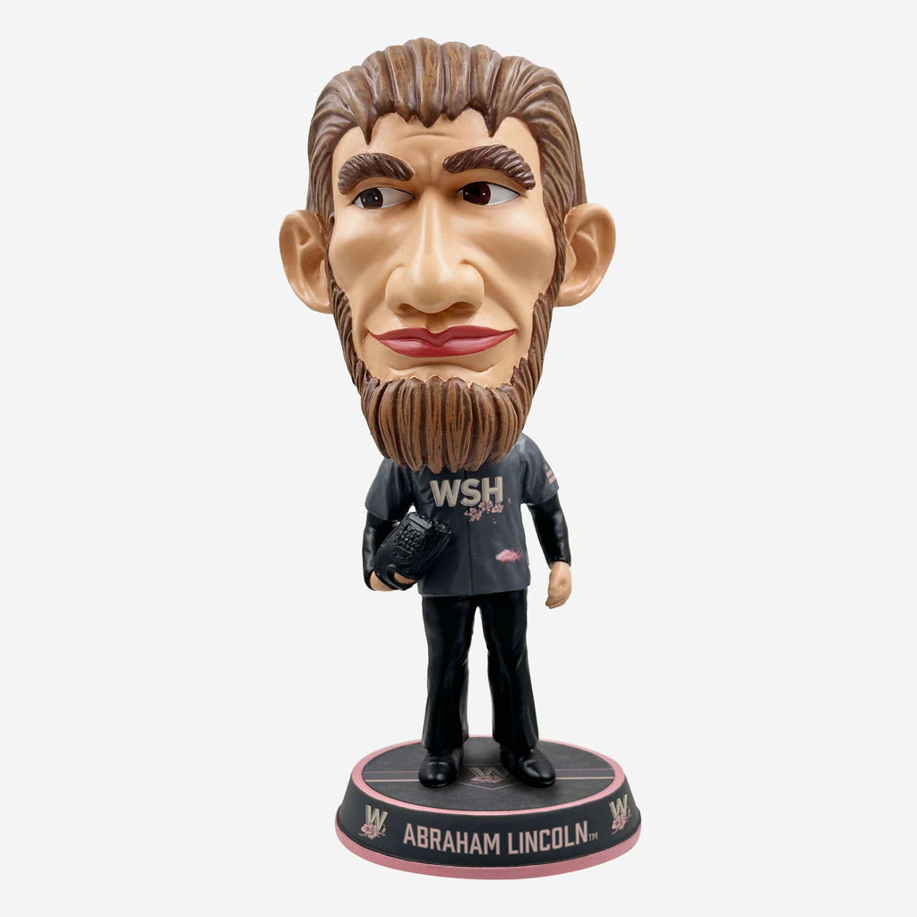 Abraham Lincoln Washington Nationals 2023 City Connect Field Stripe Mascot Bighead Bobblehead FOCO - FOCO.com