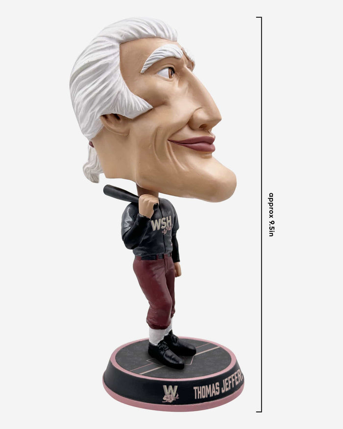 Thomas Jefferson Washington Nationals 2023 City Connect Field Stripe Mascot Bighead Bobblehead FOCO - FOCO.com