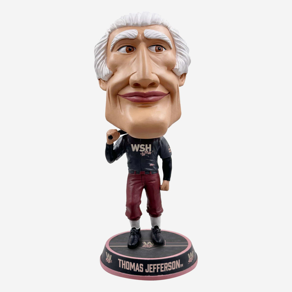 Thomas Jefferson Washington Nationals 2023 City Connect Field Stripe Mascot Bighead Bobblehead FOCO - FOCO.com