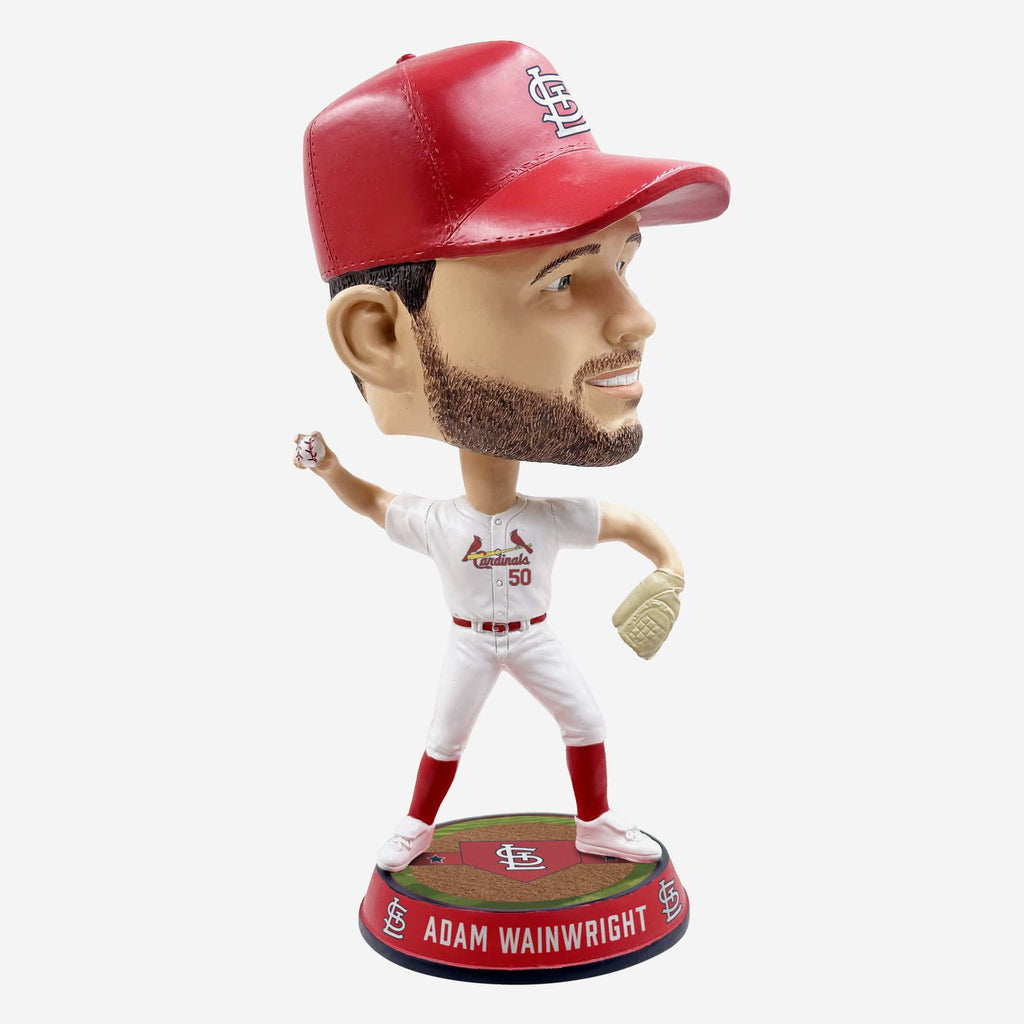 Adam Wainwright St Louis Cardinals Field Stripe Bighead Bobblehead FOCO - FOCO.com