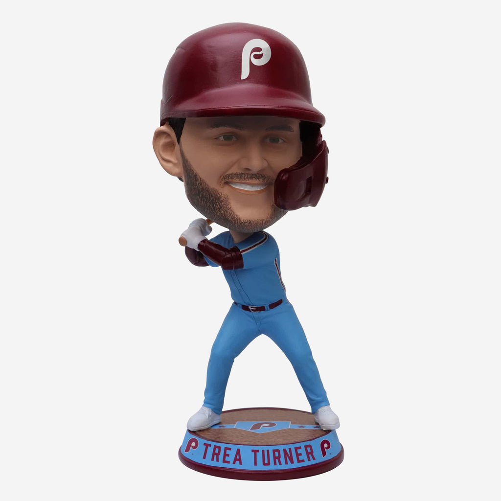 Trea Turner Philadelphia Phillies Powder Blue Uniform Field Stripe Bighead Bobblehead FOCO - FOCO.com
