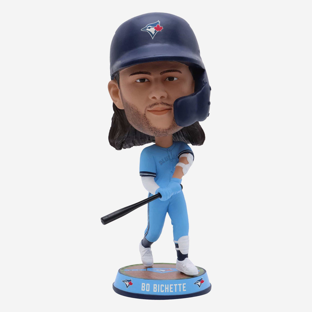 Bo Bichette Toronto Blue Jays Powder Blue Uniform Field Stripe Bighead Bobblehead FOCO - FOCO.com