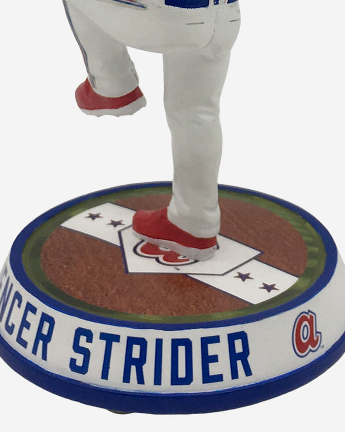 Spencer Strider Atlanta Braves Retro Jersey Field Stripe Bighead Bobblehead FOCO - FOCO.com