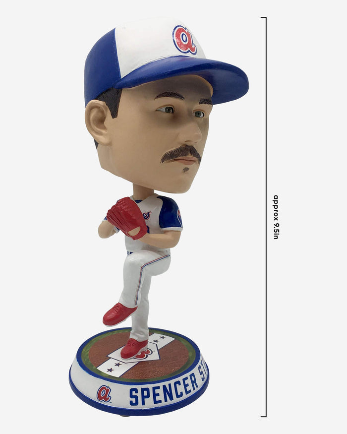 Spencer Strider Atlanta Braves Retro Jersey Field Stripe Bighead Bobblehead FOCO - FOCO.com