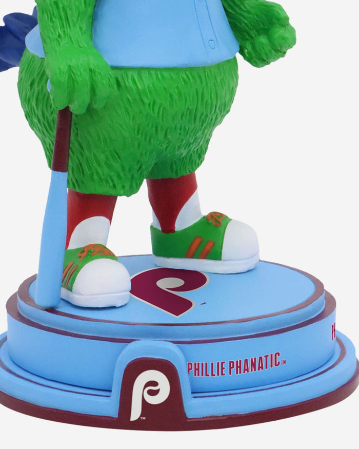 Phillie Phanatic Philadelphia Phillies Powder Blue Uniform Mascot Spinner Bighead Bobblehead FOCO - FOCO.com