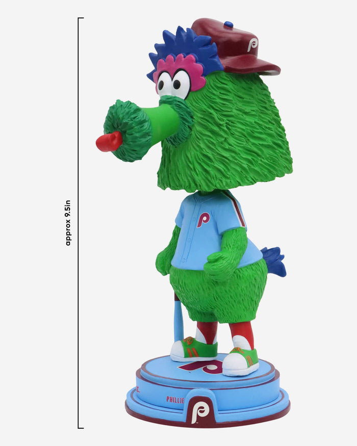 Phillie Phanatic Philadelphia Phillies Powder Blue Uniform Mascot Spinner Bighead Bobblehead FOCO - FOCO.com