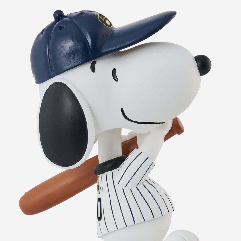 Milwaukee Brewers Snoopy Peanuts Bighead Bobblehead FOCO