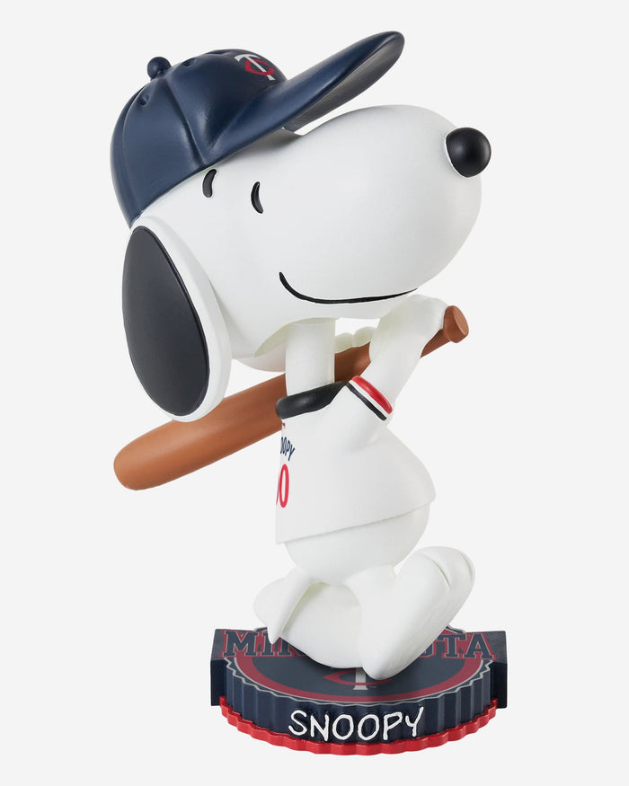 Minnesota Twins Snoopy Peanuts Bighead Bobblehead FOCO