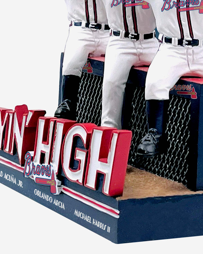 Atlanta Braves Flyin’ High Mini Bobblehead Scene FOCO - FOCO.com