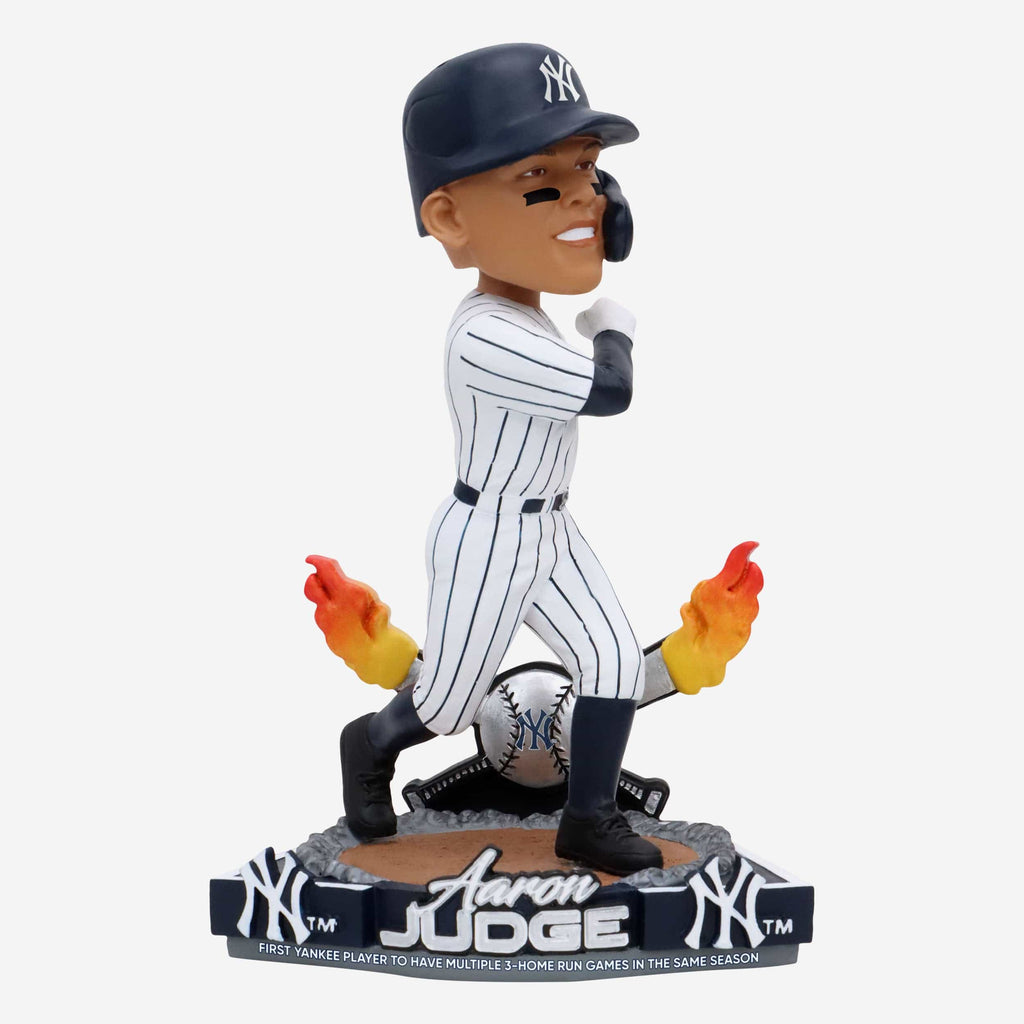 Aaron Judge New York Yankees Franchise Record Multiple 3 Home Run Games Bobblehead FOCO - FOCO.com