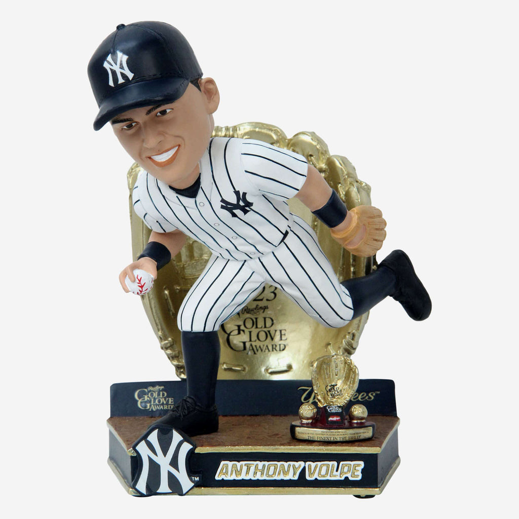 Anthony Volpe New York Yankees 2023 Gold Glove Bobblehead FOCO - FOCO.com