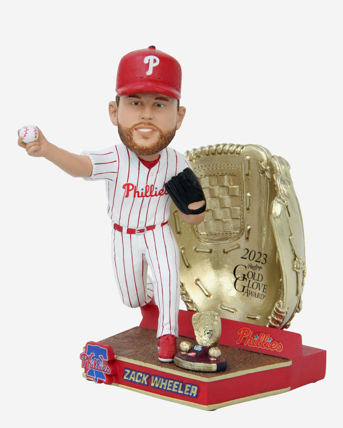 Zack Wheeler Philadelphia Phillies 2023 Gold Glove Bobblehead FOCO - FOCO.com