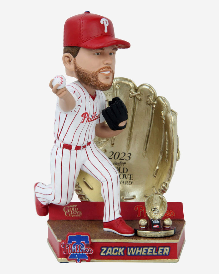 Zack Wheeler Philadelphia Phillies 2023 Gold Glove Bobblehead FOCO - FOCO.com