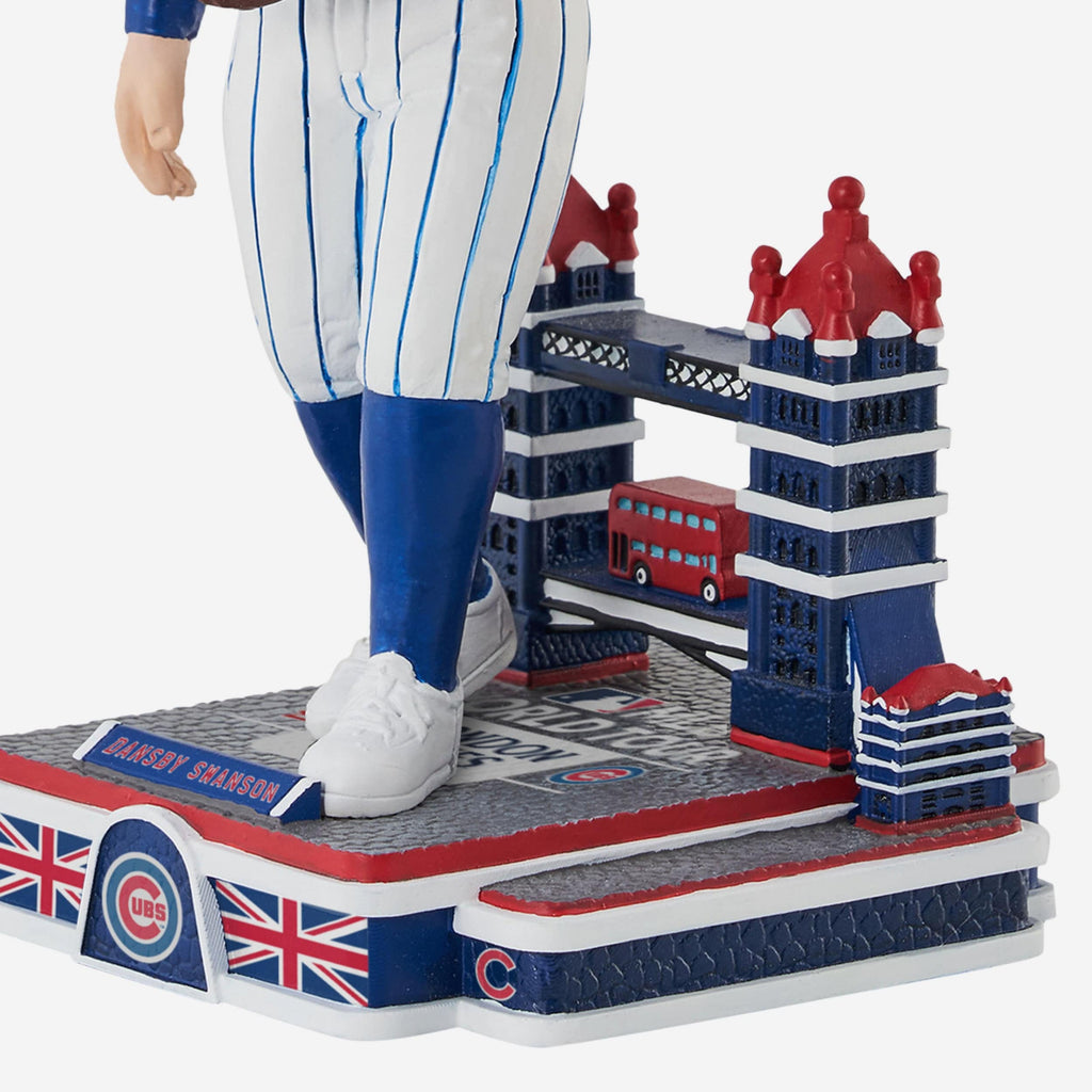Dansby Swanson Chicago Cubs 2023 MLB London Series Bobblehead FOCO