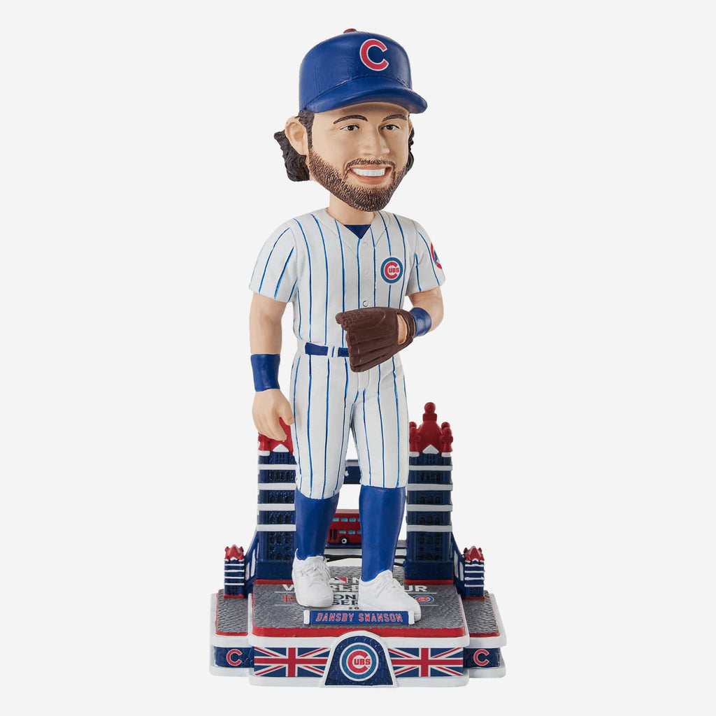 Dansby Swanson Chicago Cubs 2023 MLB London Series Bobblehead FOCO - FOCO.com