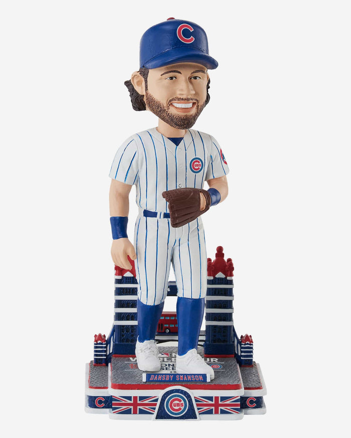 Dansby Swanson Chicago Cubs 2023 MLB London Series Bobblehead FOCO - FOCO.com