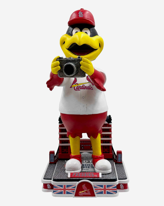 Fredbird St Louis Cardinals 2023 MLB London Series Bobblehead FOCO - FOCO.com