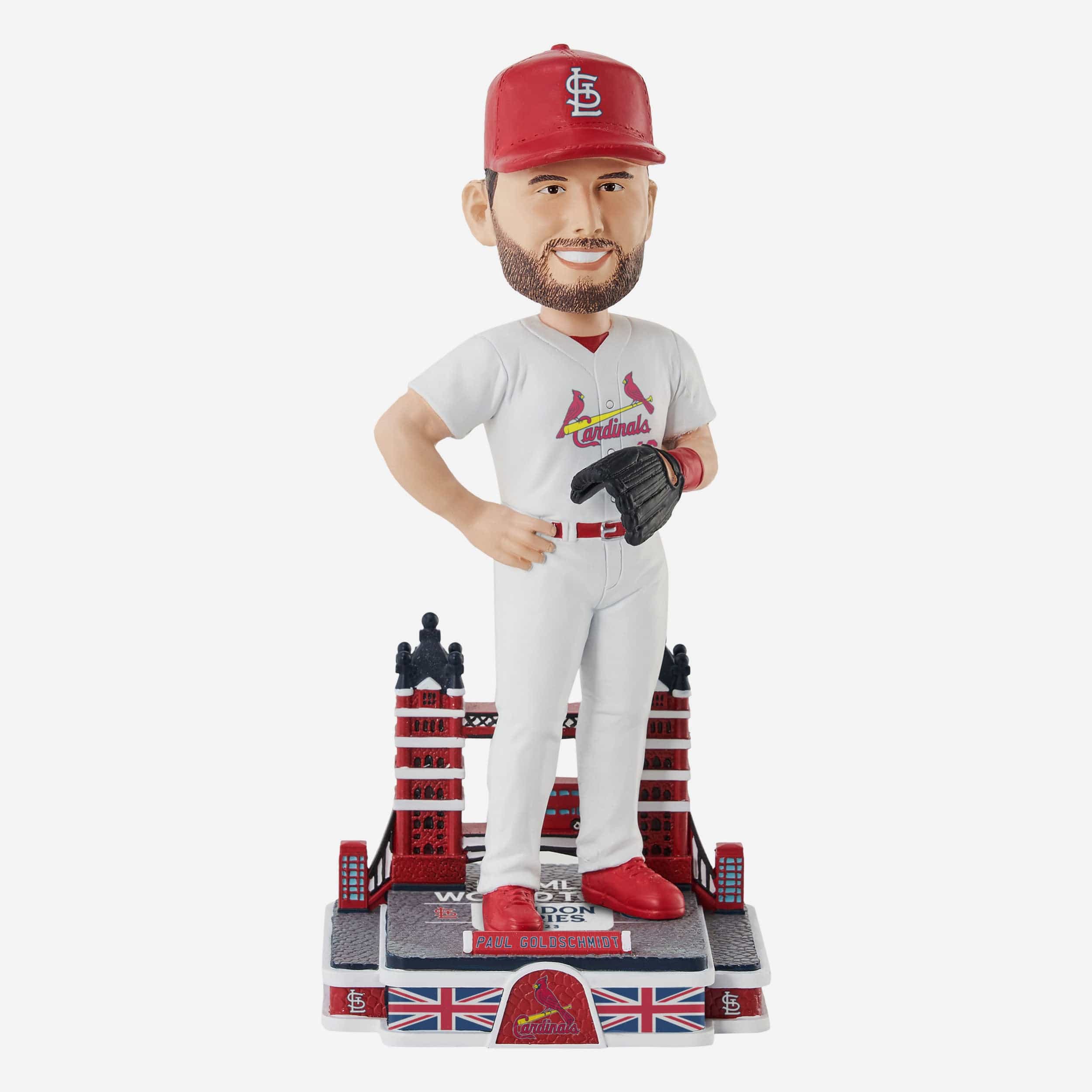 Paul Goldschmidt St Louis Cardinals 2023 MLB London Series Bobblehead Officially Licensed by MLB