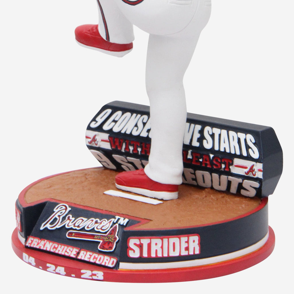 Spencer Strider Atlanta Braves Franchise Consecutive Starts with Nine FOCO