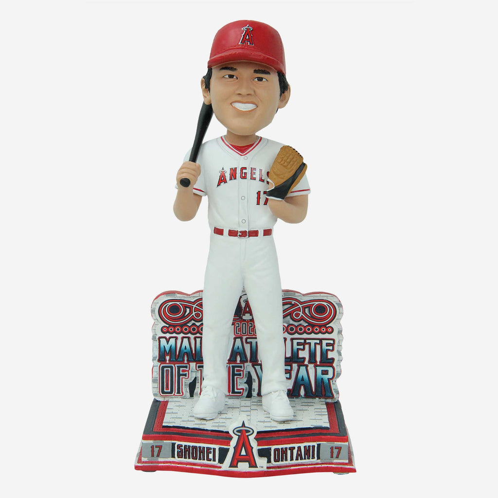 Shohei Ohtani Los Angeles Angels Male Athlete of the Year Bobblehead FOCO - FOCO.com