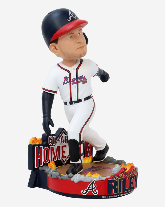 Austin Riley Atlanta Braves 2023 NLDS One-Handed Home Run Bobblehead FOCO - FOCO.com