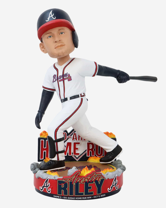 Austin Riley Atlanta Braves 2023 NLDS One-Handed Home Run Bobblehead FOCO - FOCO.com