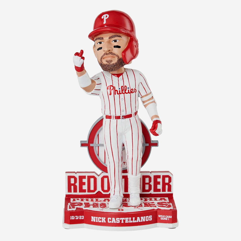 Nick Castellanos Philadelphia Phillies Ring Finger Bobblehead FOCO - FOCO.com