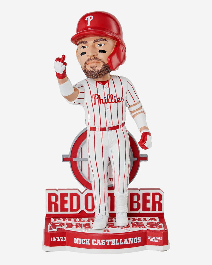 Nick Castellanos Philadelphia Phillies Ring Finger Bobblehead FOCO - FOCO.com