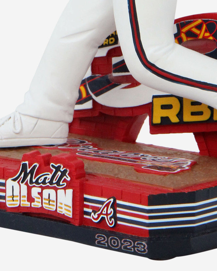 Matt Olson Atlanta Braves Franchise Single-Season RBI Record Bobblehead FOCO - FOCO.com