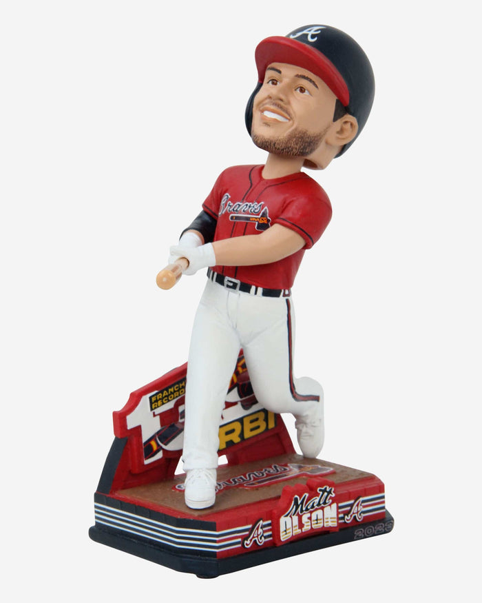 Matt Olson Atlanta Braves Franchise Single-Season RBI Record Bobblehead FOCO - FOCO.com
