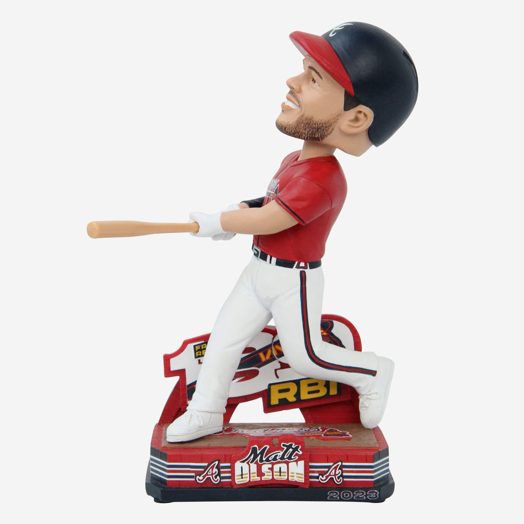 Matt Olson Atlanta Braves Franchise Single-Season RBI Record Bobblehead FOCO - FOCO.com