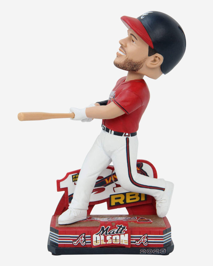 Matt Olson Atlanta Braves Franchise Single-Season RBI Record Bobblehead FOCO - FOCO.com