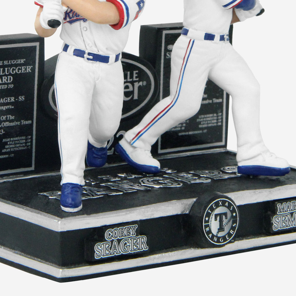 Texas Rangers 2023 Silver Slugger Mini Bobblehead Scene FOCO