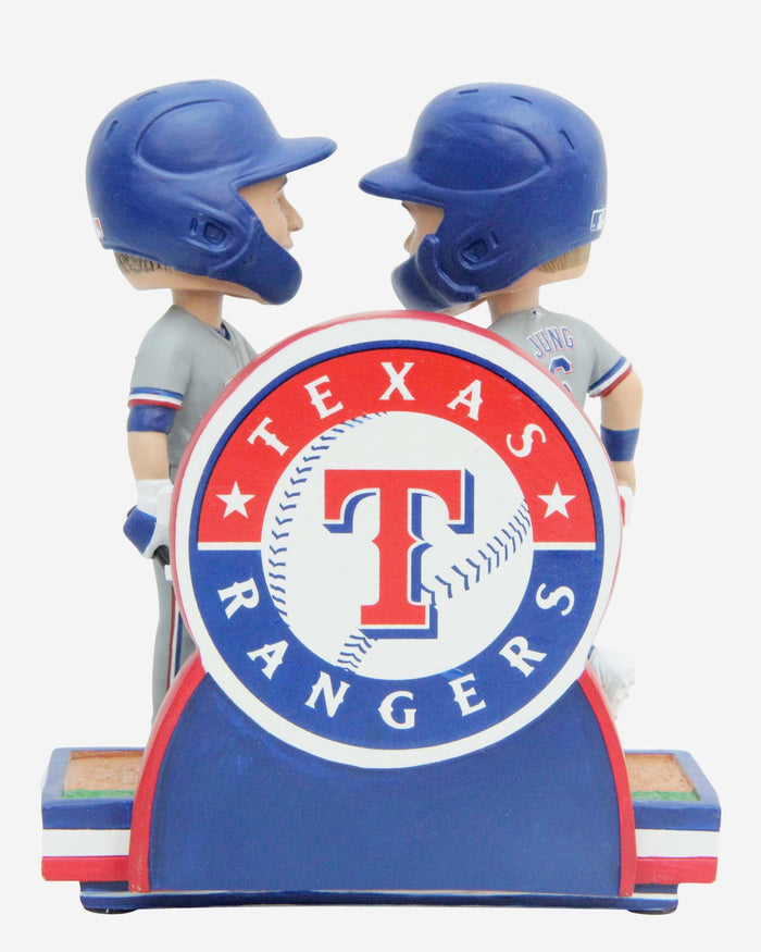 Texas Two Step Rangers Signs Corey Seager & Josh Jung Texas Rangers 2023 Wild Card Texas Two-Step V FOCO