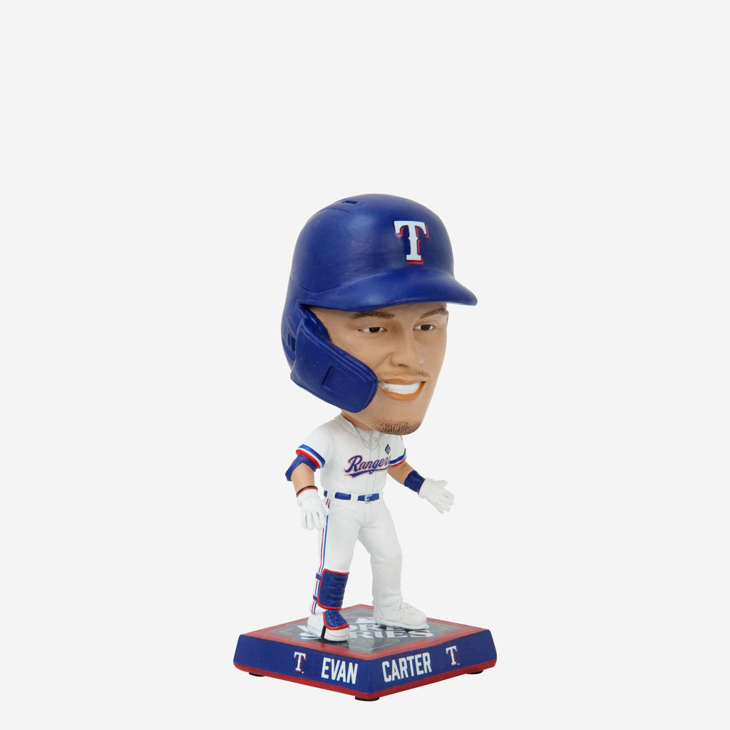 Evan Carter Texas Rangers World Series Mini Bighead Bobblehead FOCO - FOCO.com