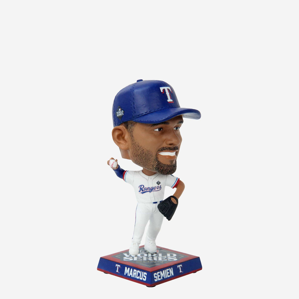 Marcus Semien Texas Rangers World Series Mini Bighead Bobblehead FOCO - FOCO.com