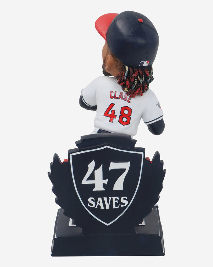 Emmanuel Clase Cleveland Guardians 2024 American League Save Leader Bobblehead FOCO - FOCO.com