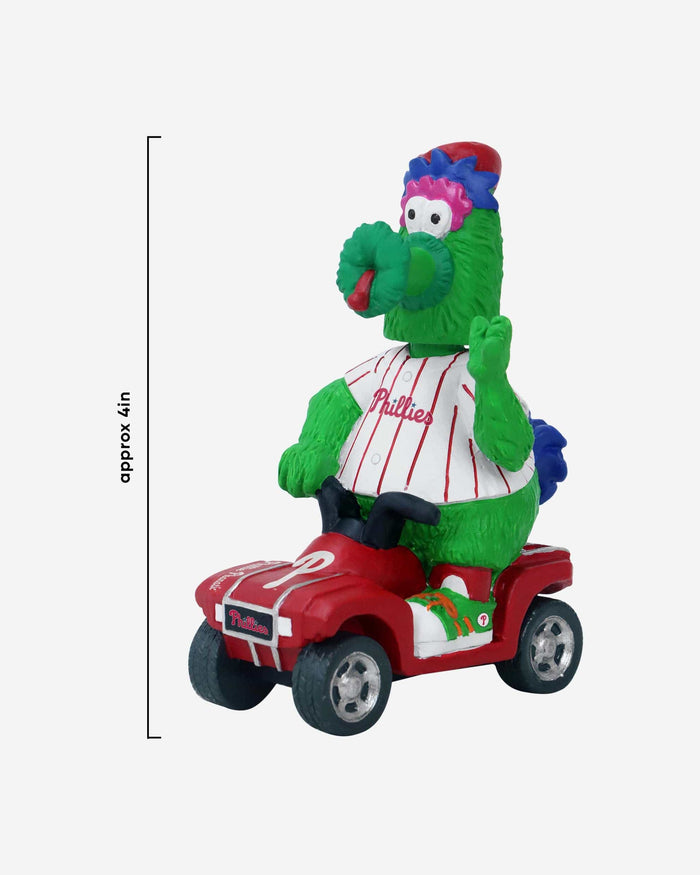 Phillie Phanatic Philadelphia Phillies ATV Wheelie Mascot Mini Bobblehead FOCO - FOCO.com