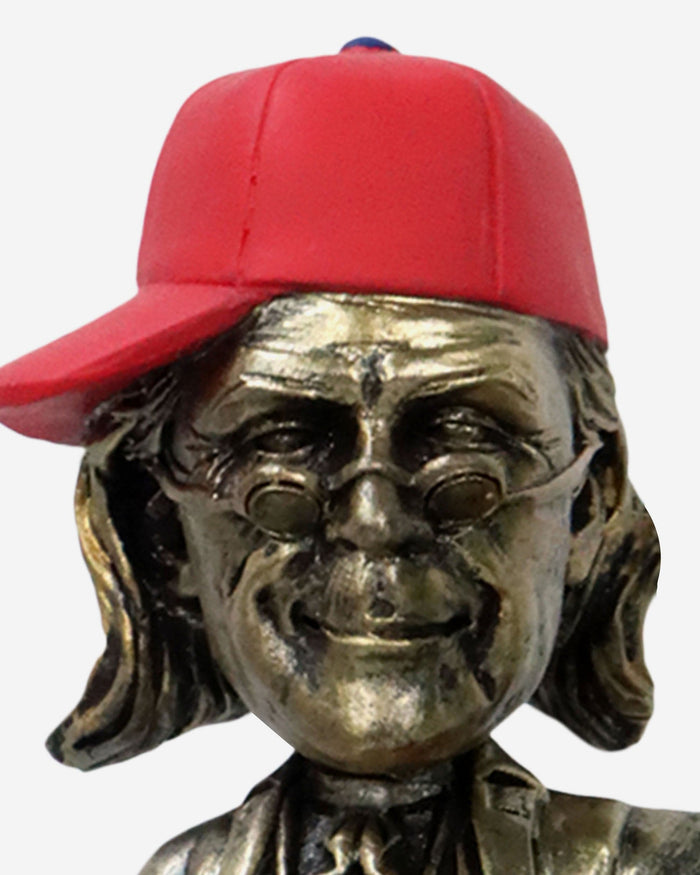 Phillie Phanatic & Ben Franklin Philadelphia Phillies Park Bench Dual Bobblehead FOCO - FOCO.com