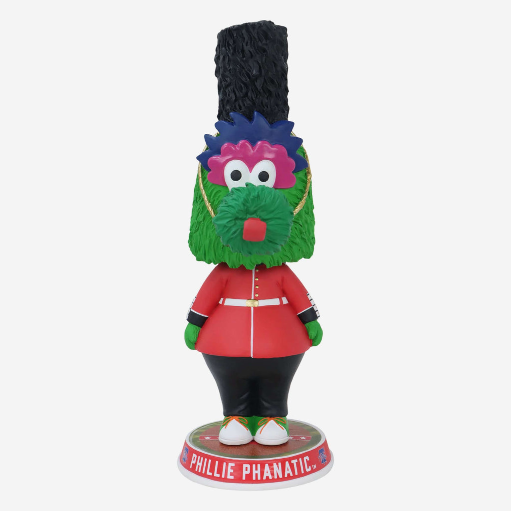 Phillie Phanatic Philadelphia Phillies 2024 MLB London Series Guardsman Uniform Bighead Mascot Bobblehead FOCO - FOCO.com