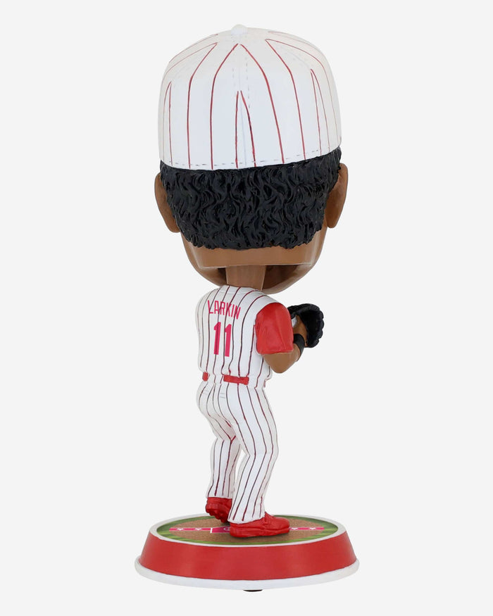 Barry Larkin Cincinnati Reds Field Stripe Bighead Bobblehead FOCO