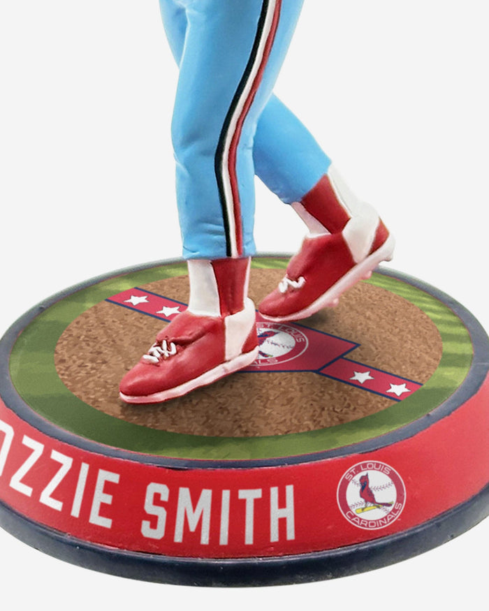 Ozzie Smith St Louis Cardinals Retro Jersey Field Stripe Bighead Bobblehead FOCO - FOCO.com
