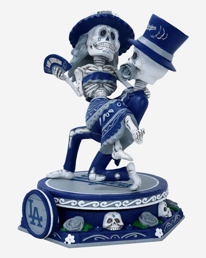 Los Angeles Dodgers Calavera Couple Dual Spinner Bobblehead FOCO - FOCO.com