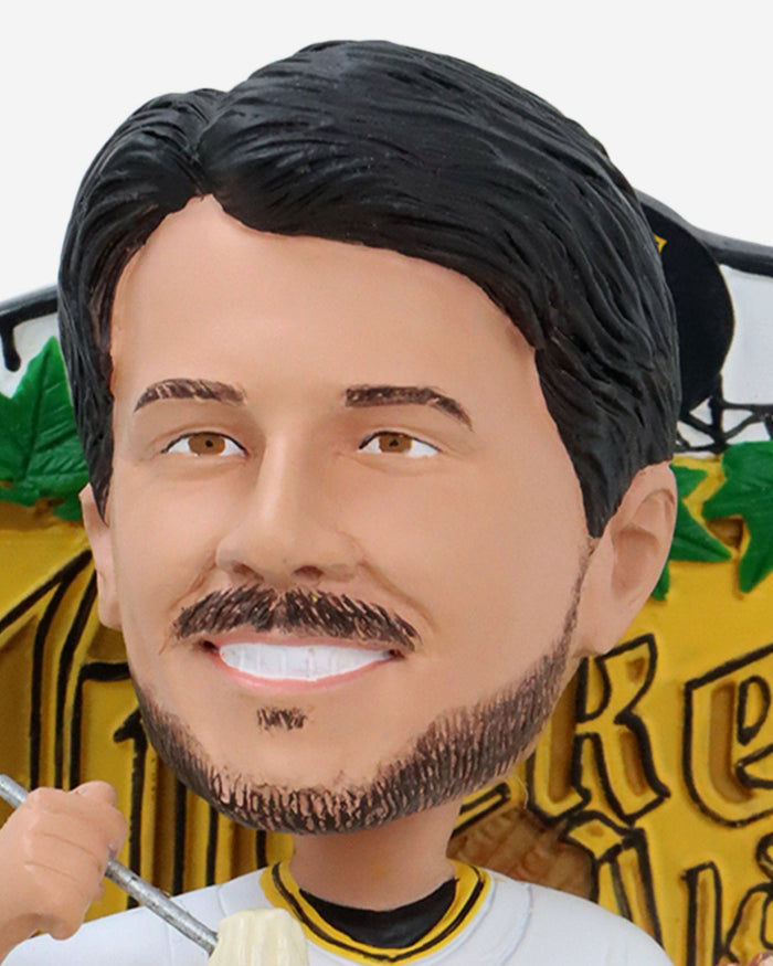 Paul Skenes Pittsburgh Pirates Chicken Alfredo Mini Bobblehead Scene FOCO - FOCO.com