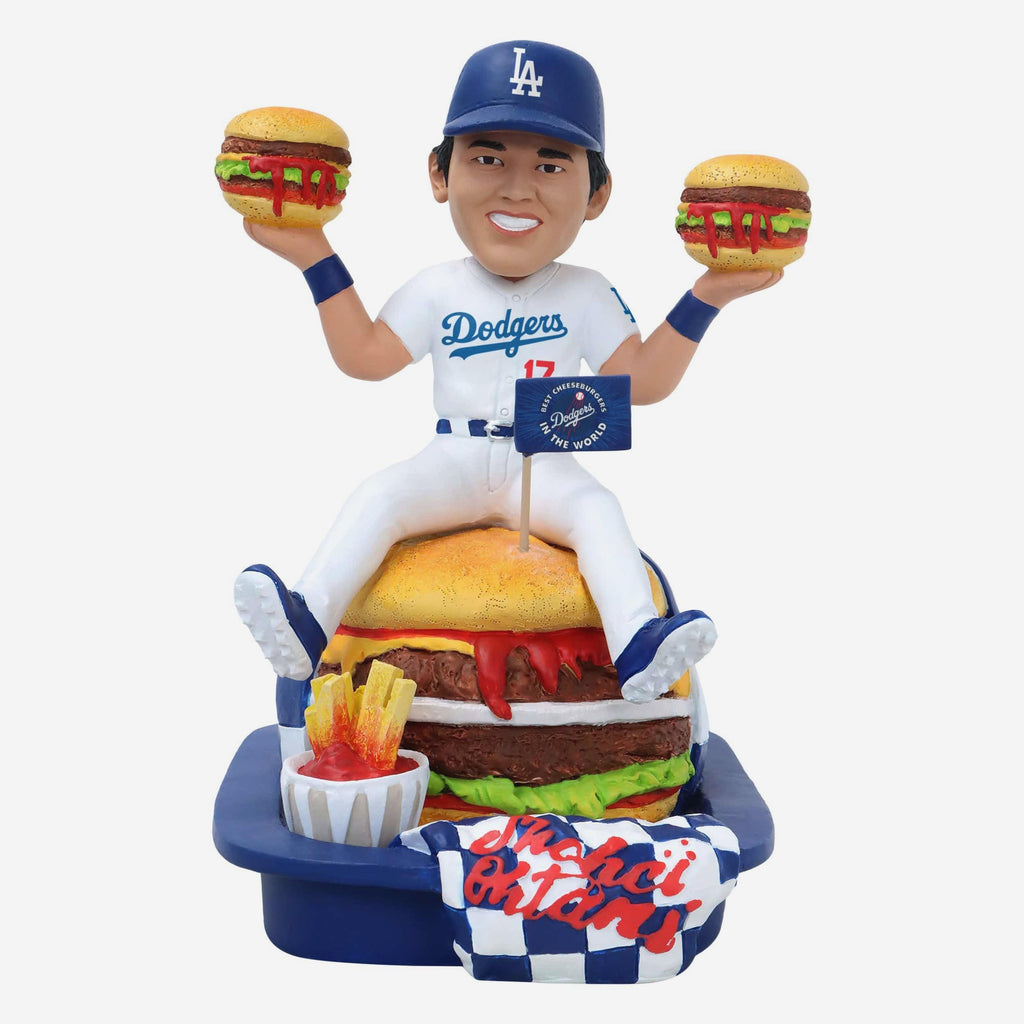 Shohei Ohtani Los Angeles Dodgers Cheese Burger Bobblehead FOCO - FOCO.com